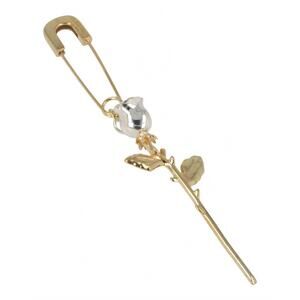 NEW AMBUSH women's rose charm single earring in gold